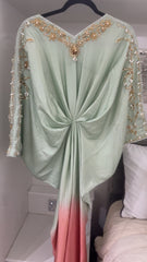 KAFTAN MINT OMBRÉ