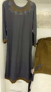 MARINA VELVET SHAWL COPPER/BROWN