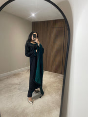 MARINA VELVET SHAWL GREEN