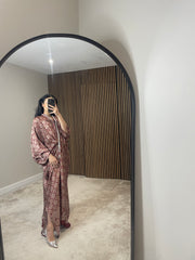 KAFTAN SILK RED BRICK