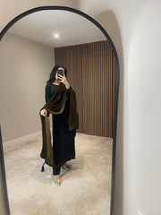 MARINA VELVET SHAWL COPPER/BROWN