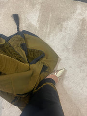 MARINA VELVET SHAWL COPPER/BROWN