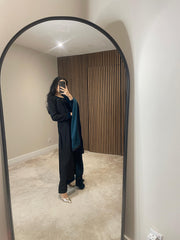 MARINA VELVET SHAWL ZINC