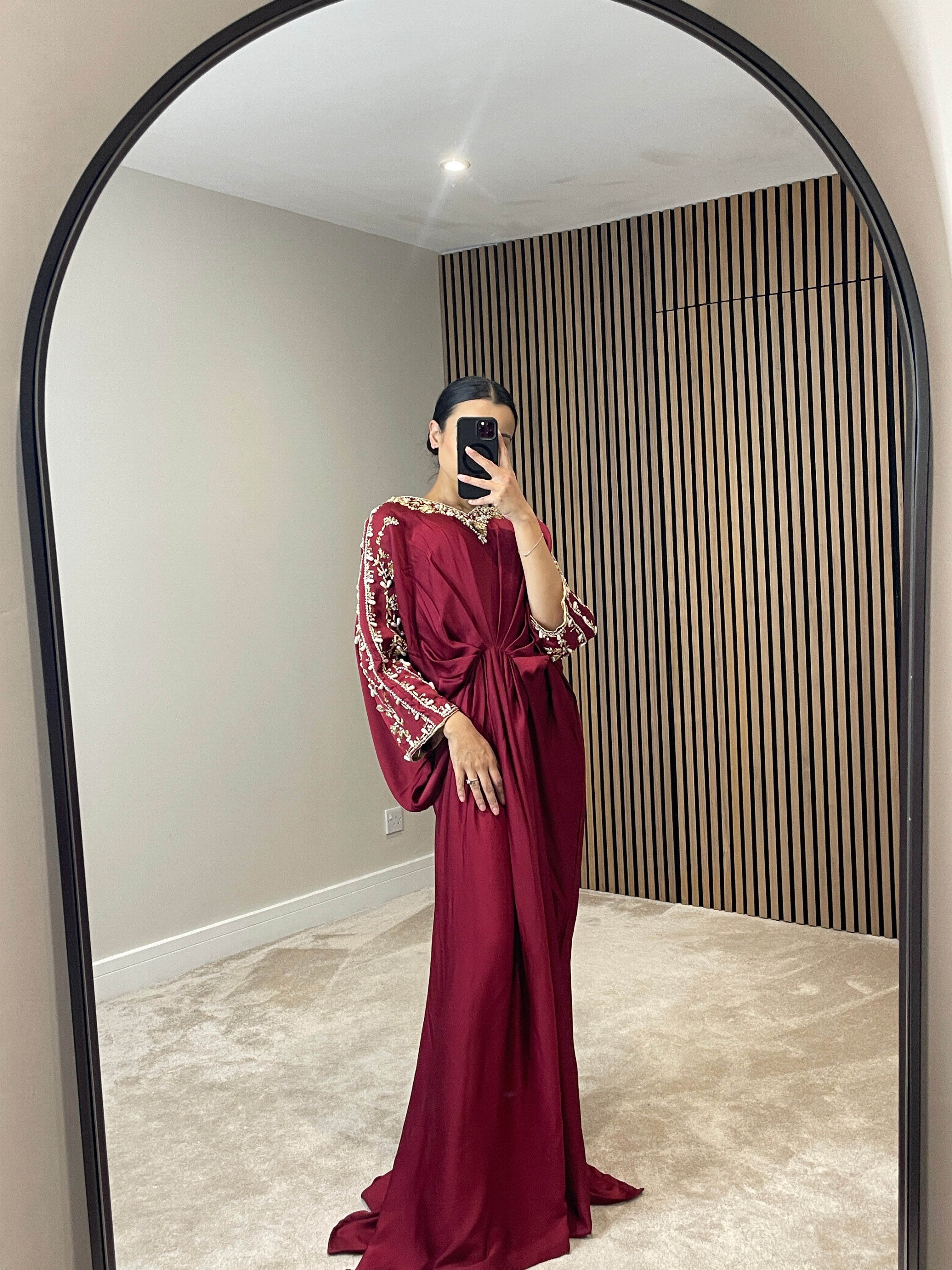 KAFTAN DEEP RED Secondary image
