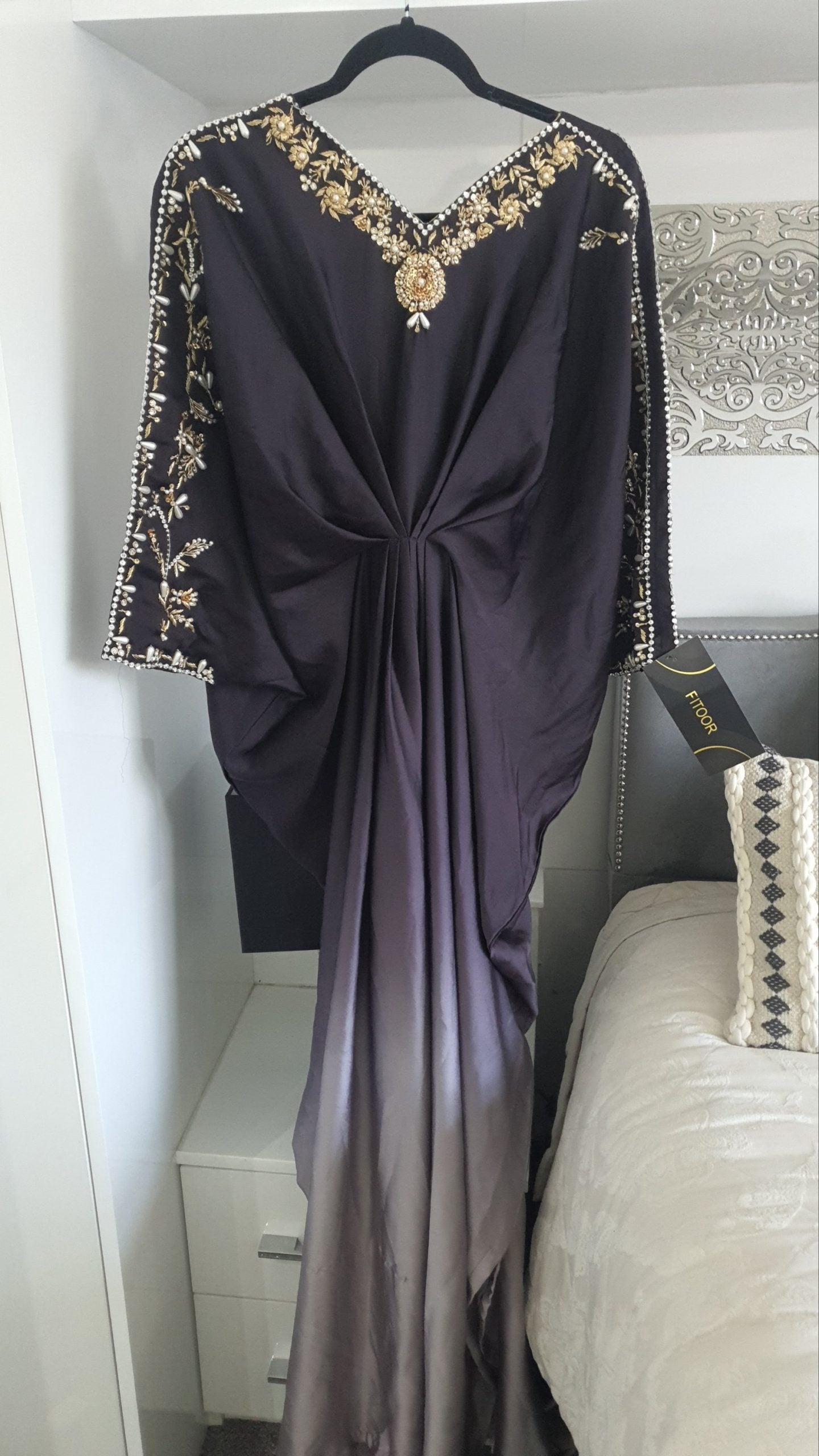 Kaftan charcoal ombre