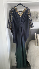 Kaftan peacock ombre