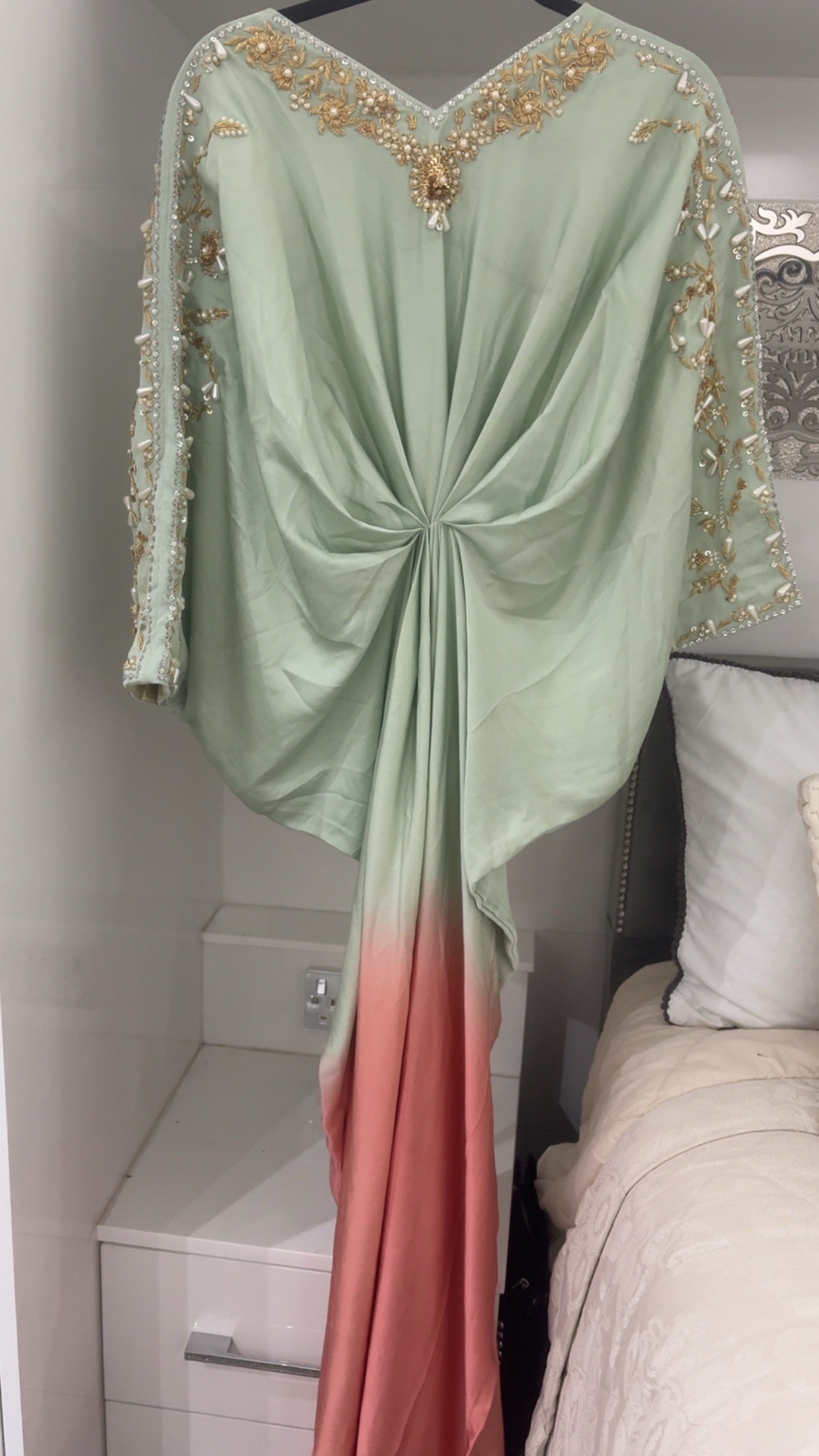 KAFTAN MINT OMBRÉ
