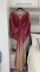 KAFTAN DEEP RED OMBRÉ