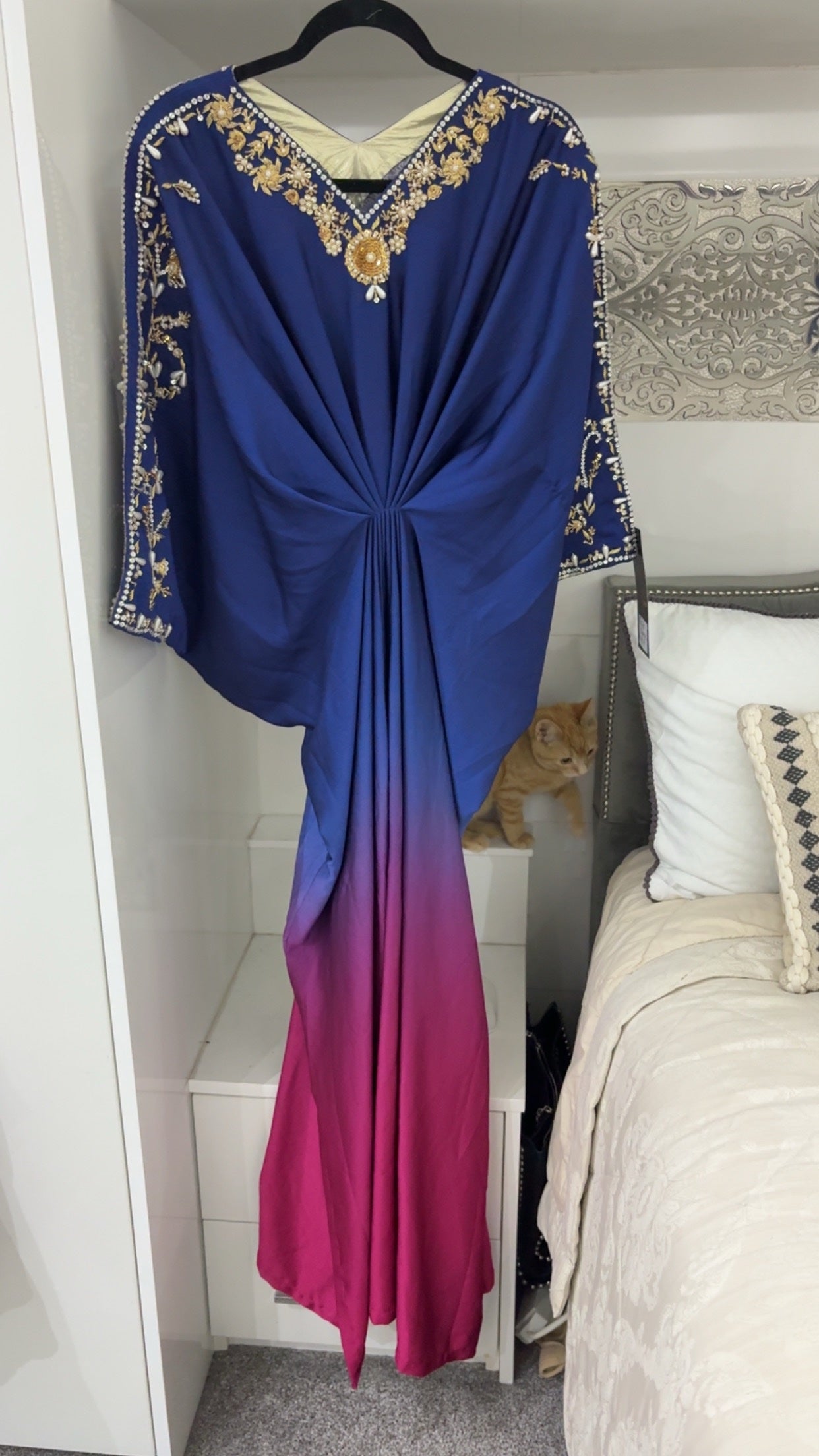 KAFTAN ROYAL BLUE OMBRÉ