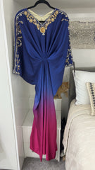 KAFTAN ROYAL BLUE OMBRÉ