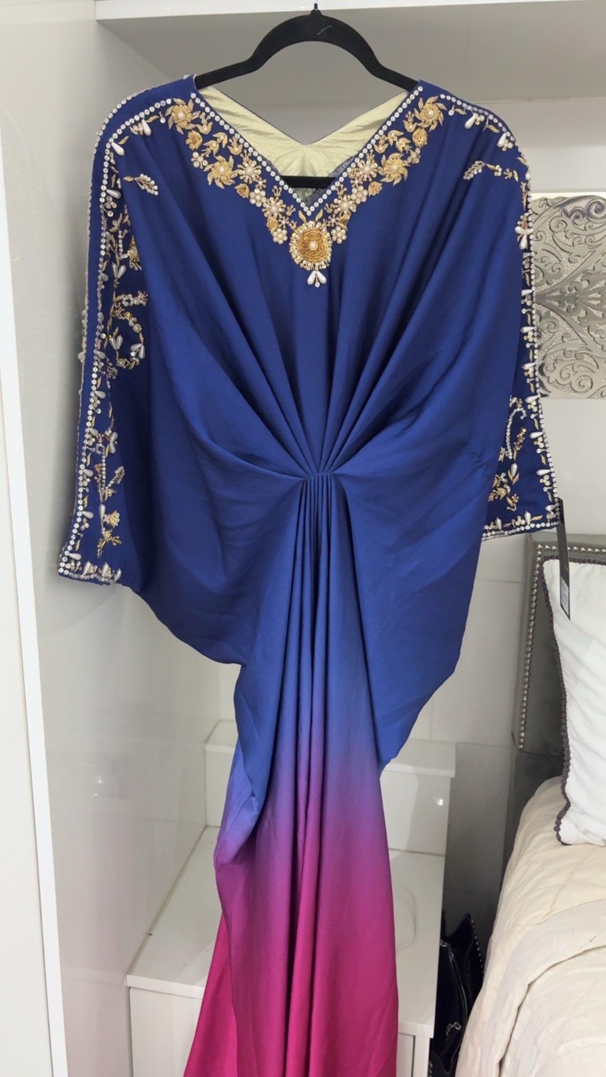 KAFTAN ROYAL BLUE OMBRÉ